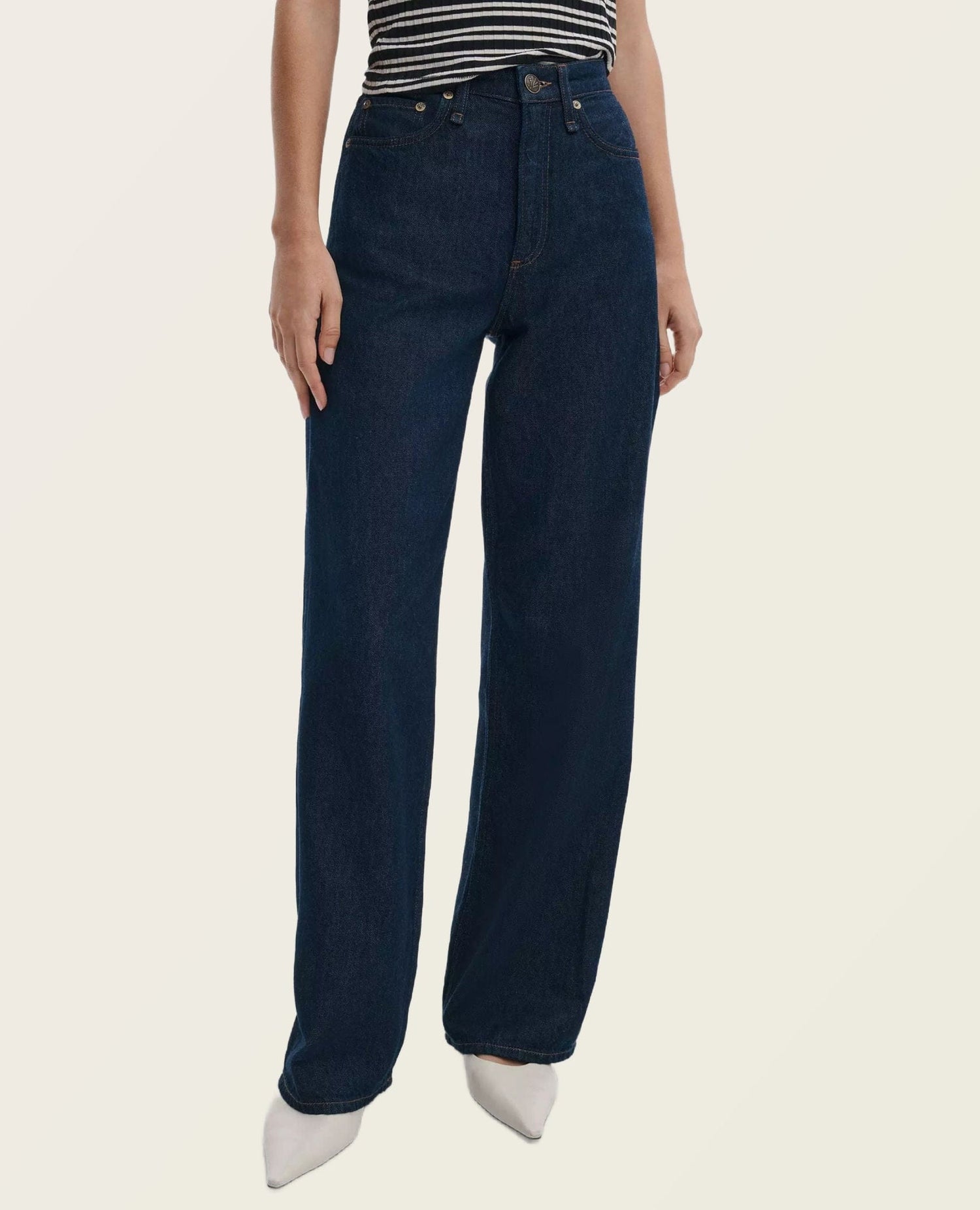 Featherweight Logan Wide Leg Jeans Dusk Rinse
