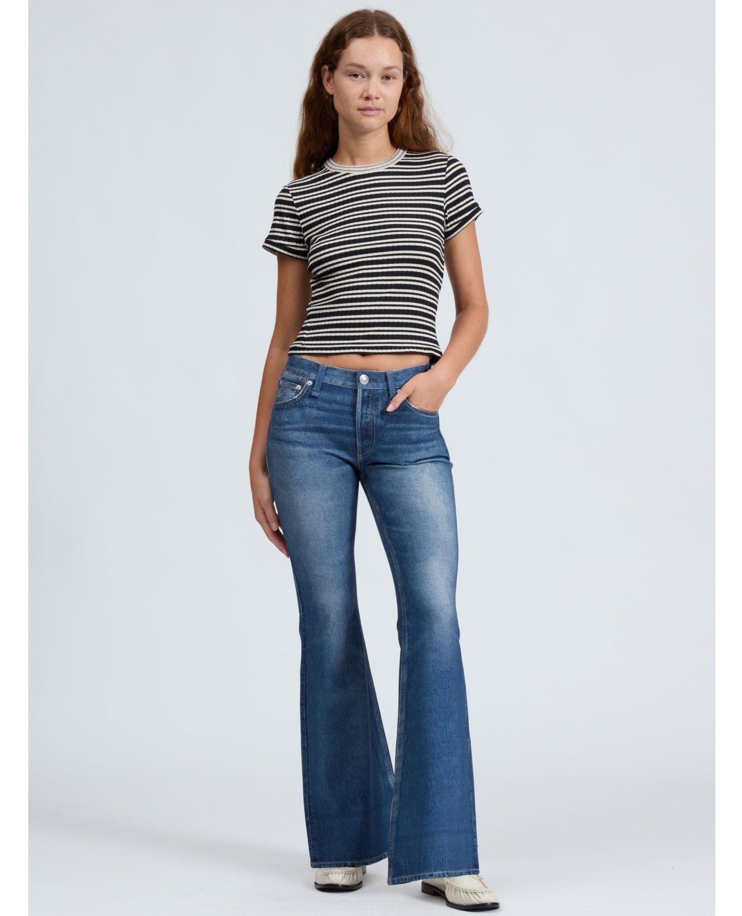 Rag & Bone Viral Sweatpant Jean Dahlia