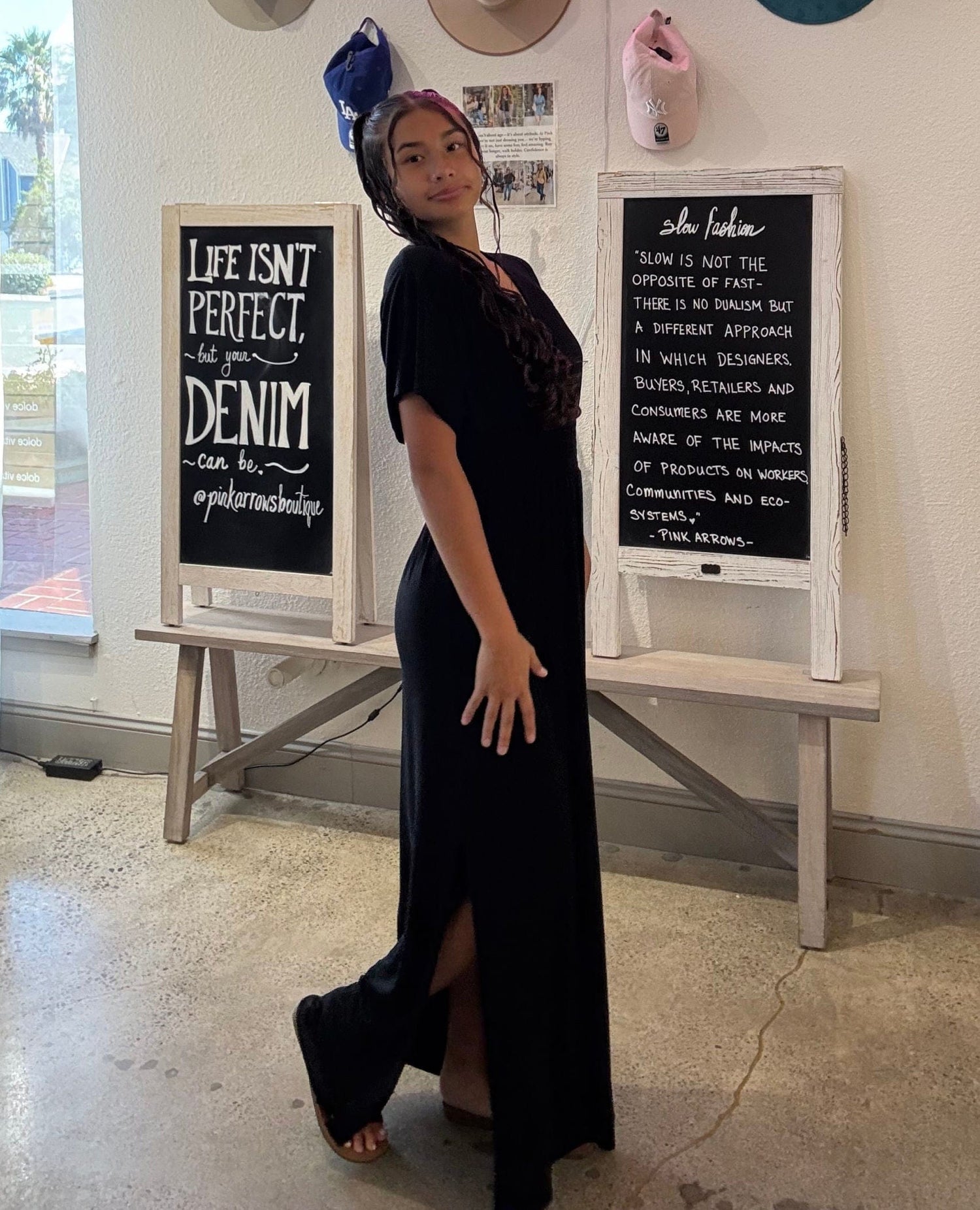 Sunfest Maxi Black Dress