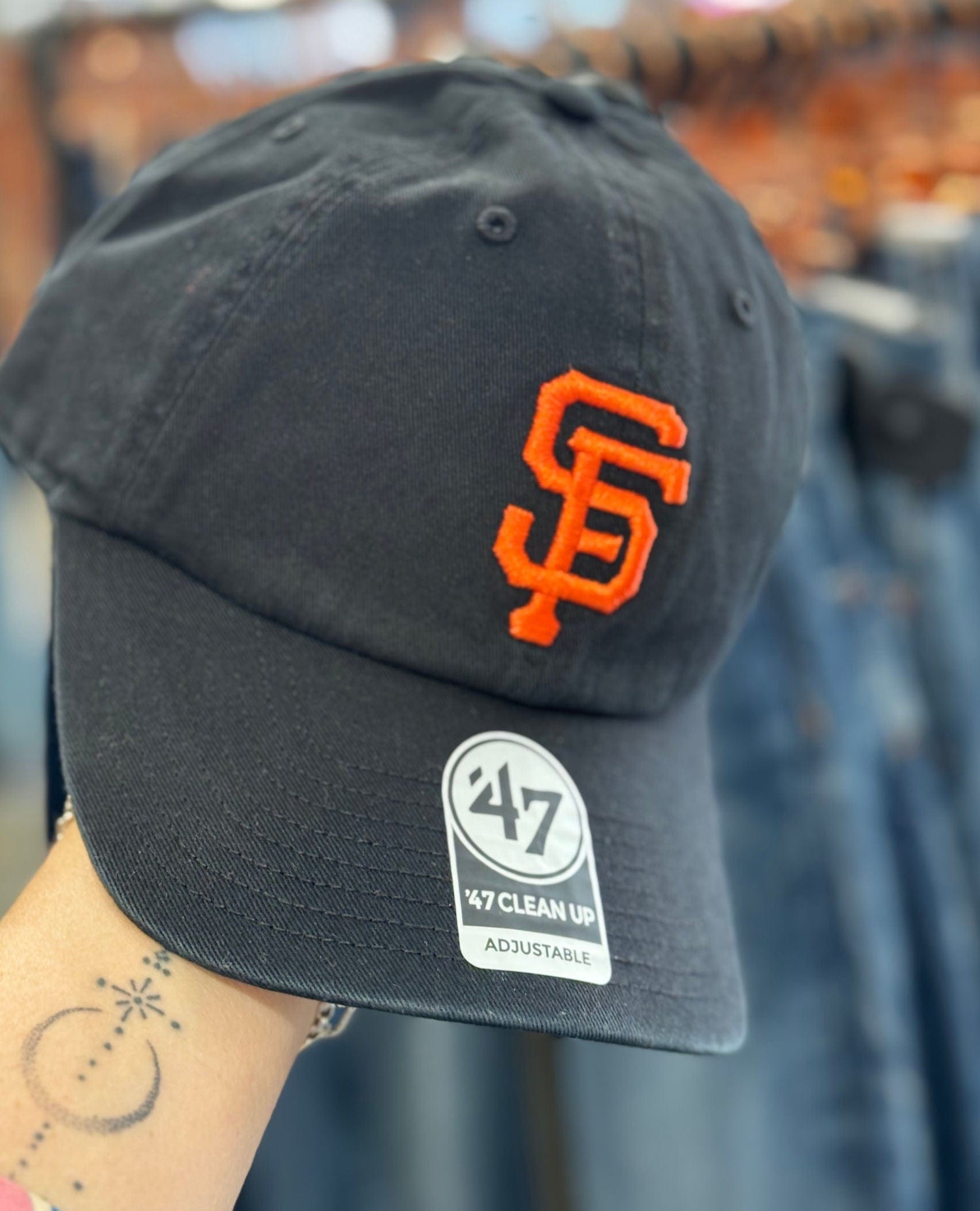 SF Giants Baseball Hat Black
