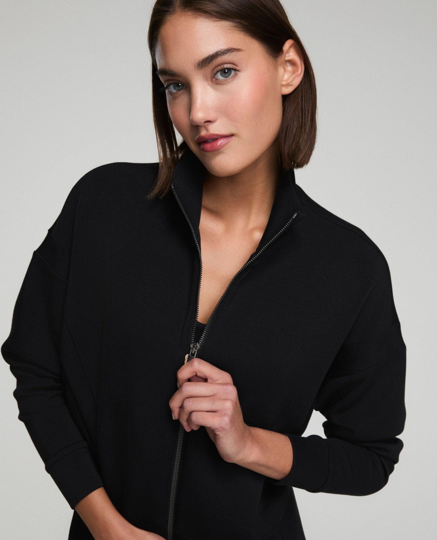 Spanx® Airessentials Track Jacket Black