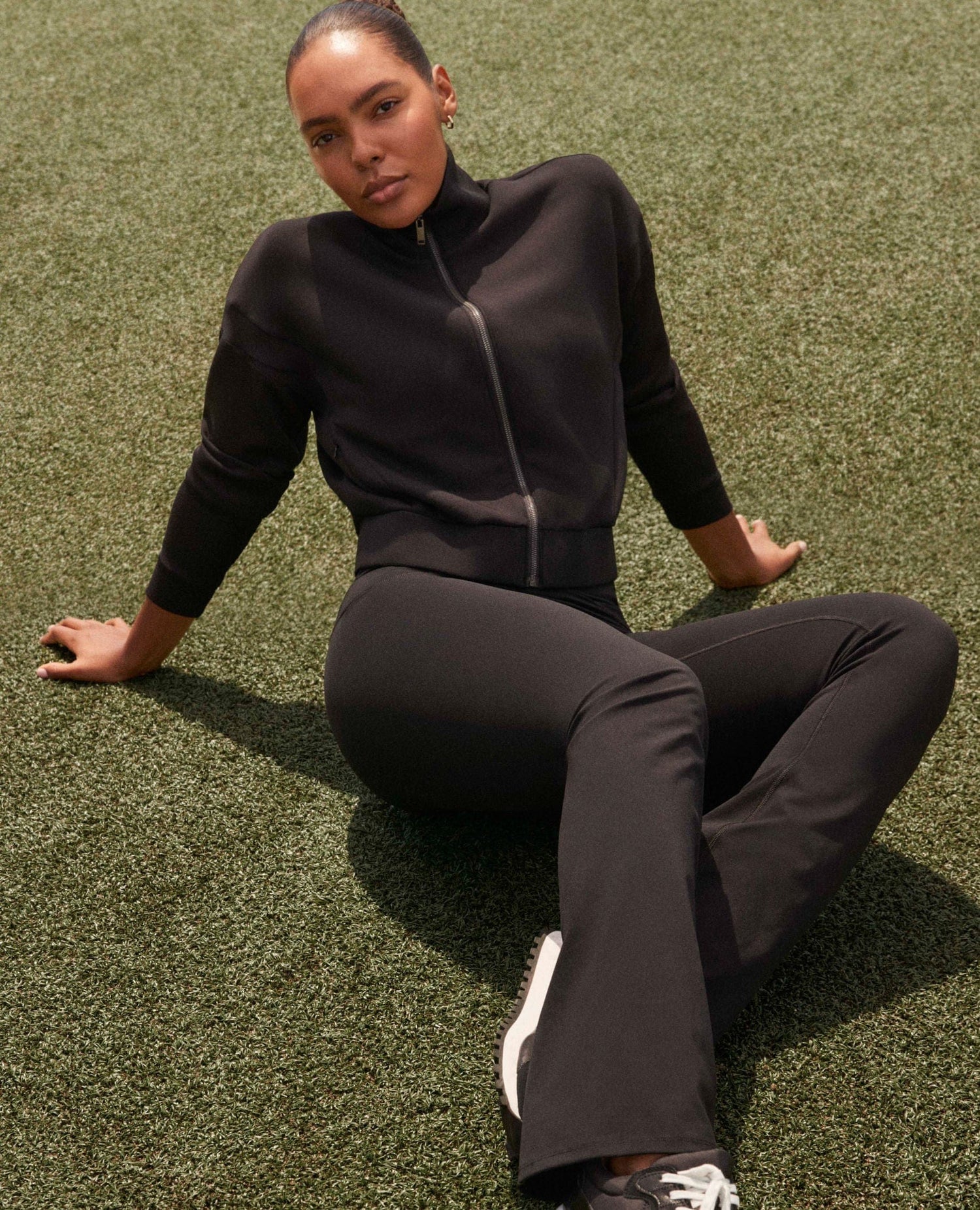 Spanx® Airessentials Track Jacket Black