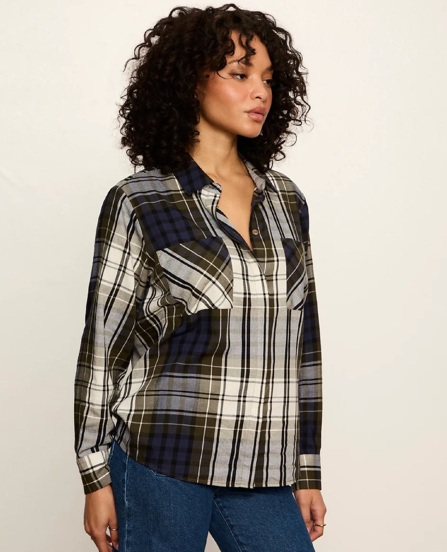 City Plaid Shirt True Green