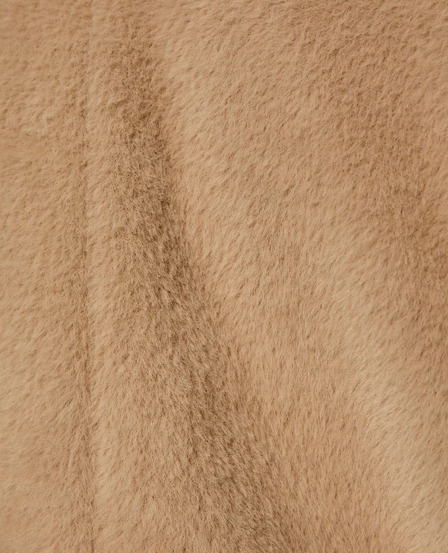 Live in Fur Coat Warm Camel