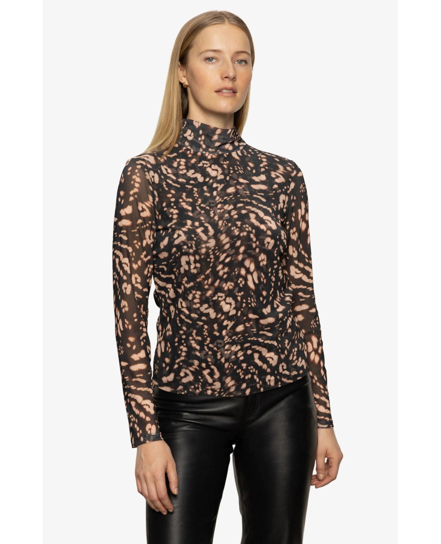 Long Sleeve Mesh Top Nocturnal
