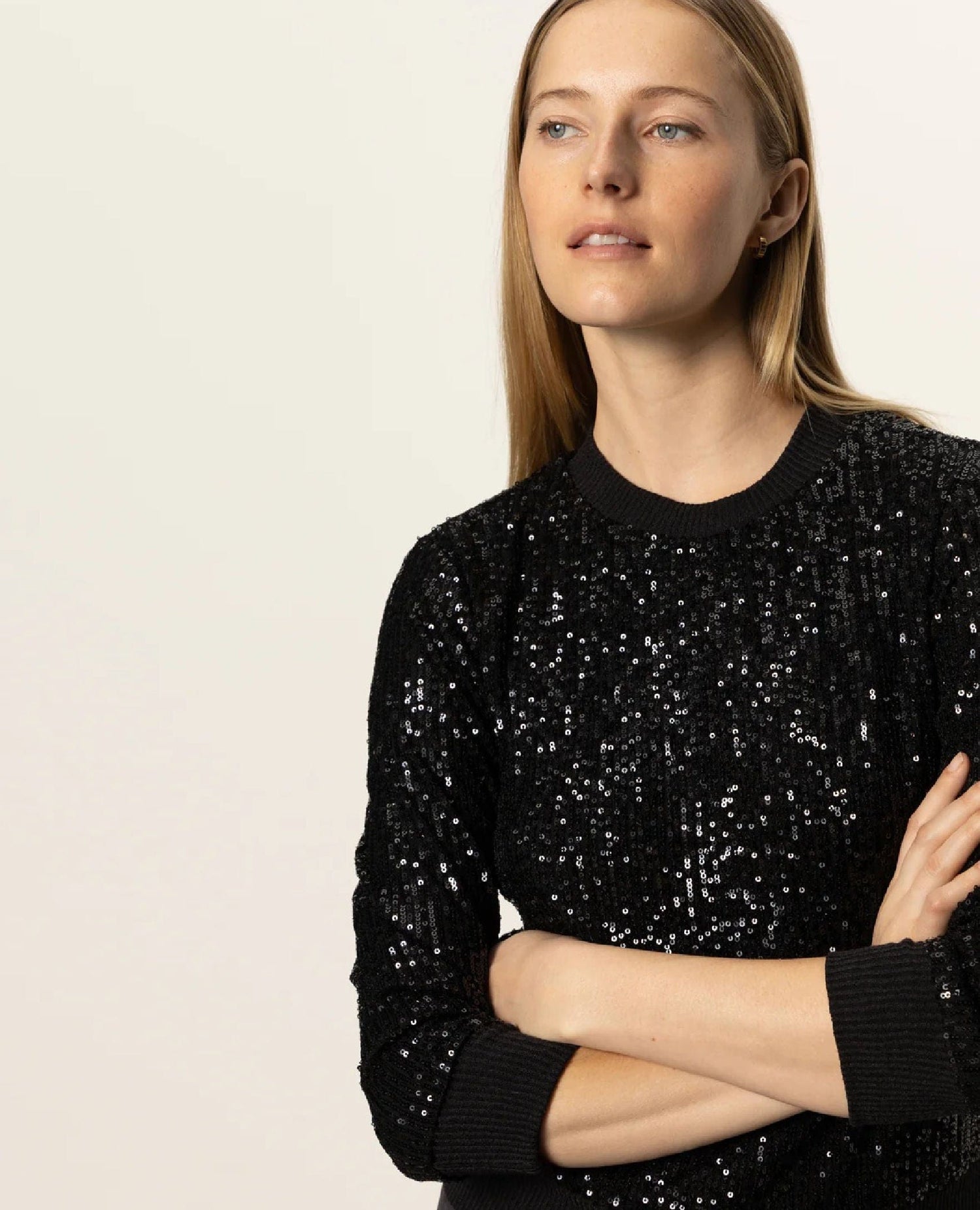 Sanctuary Holiday Sparkle Top Black