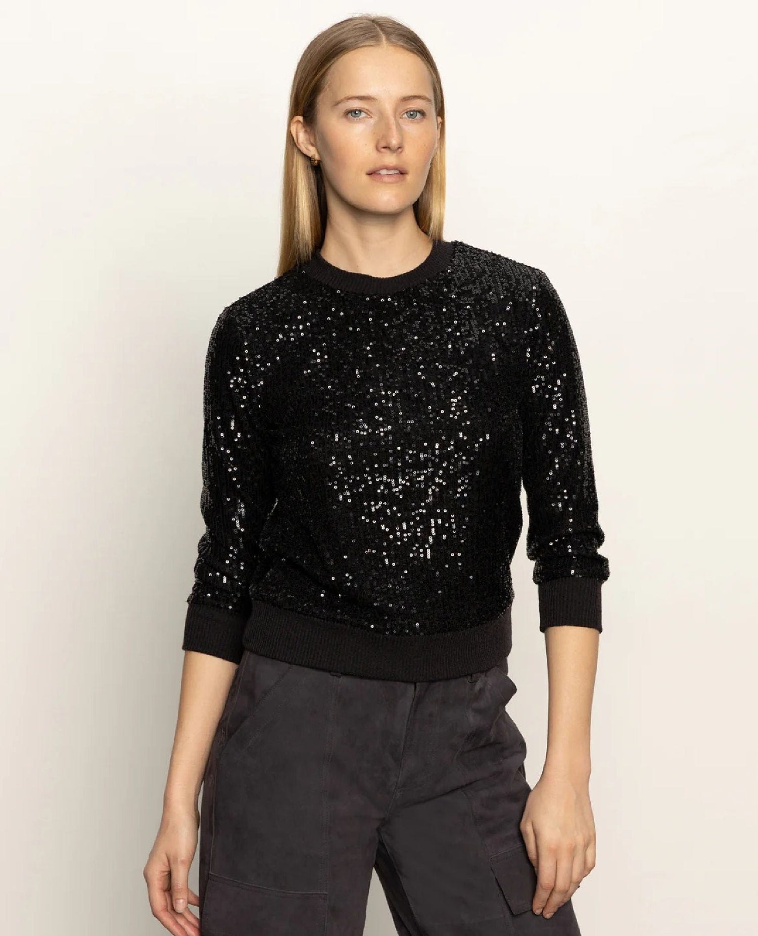 Sanctuary Holiday Sparkle Top Black