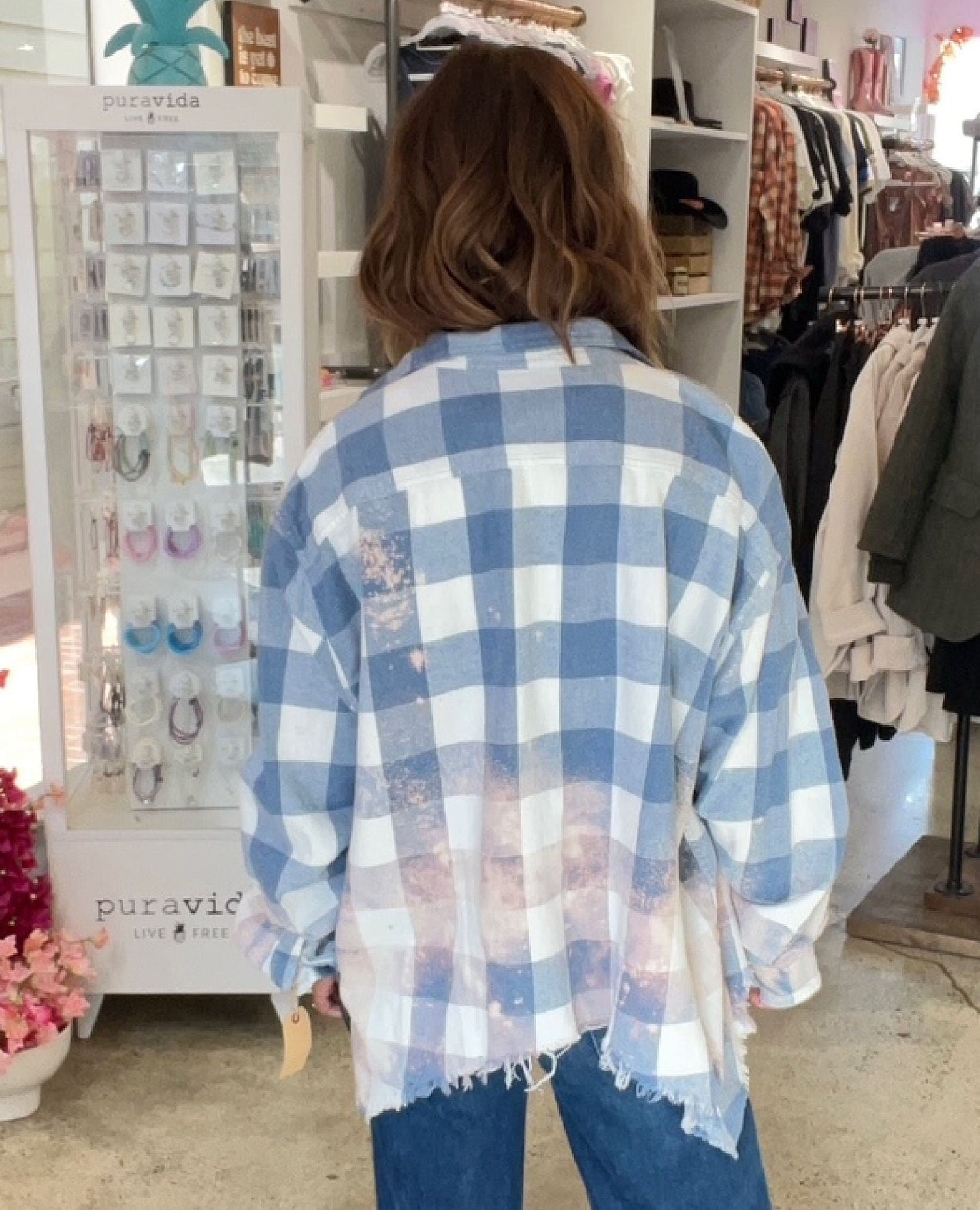 Skyfall Flannel – One Size (light blue)