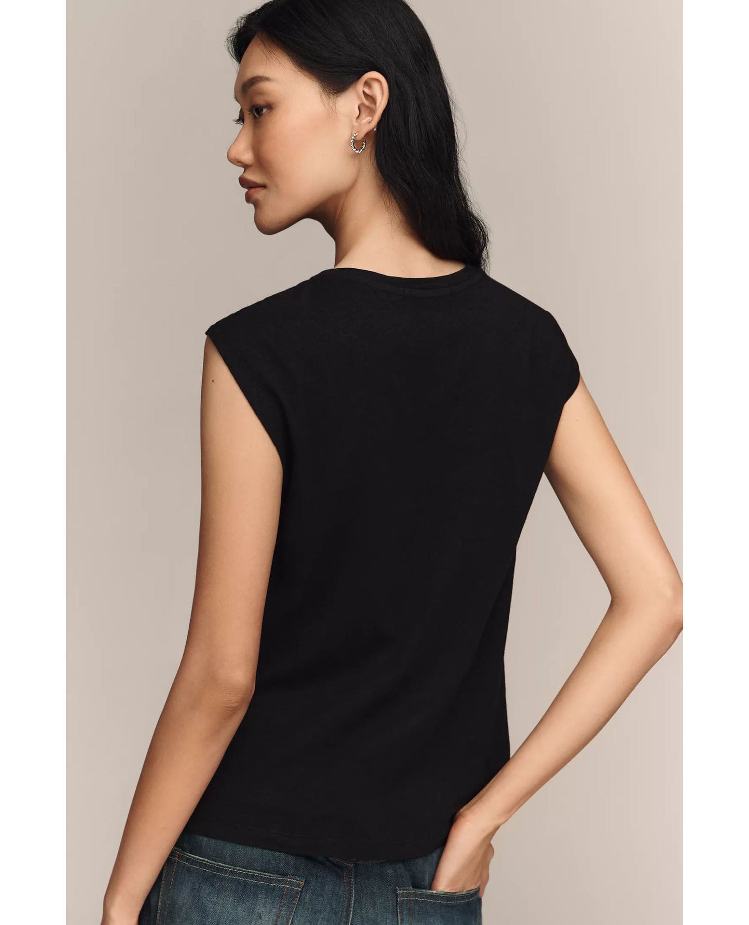 So Twisted Muscle Tee Black