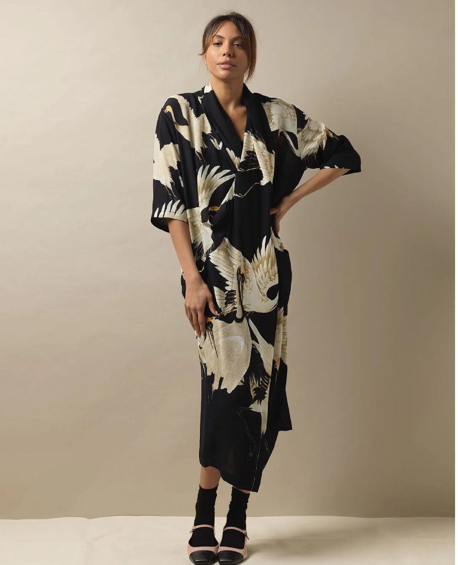 One Hundred Star Black Stork