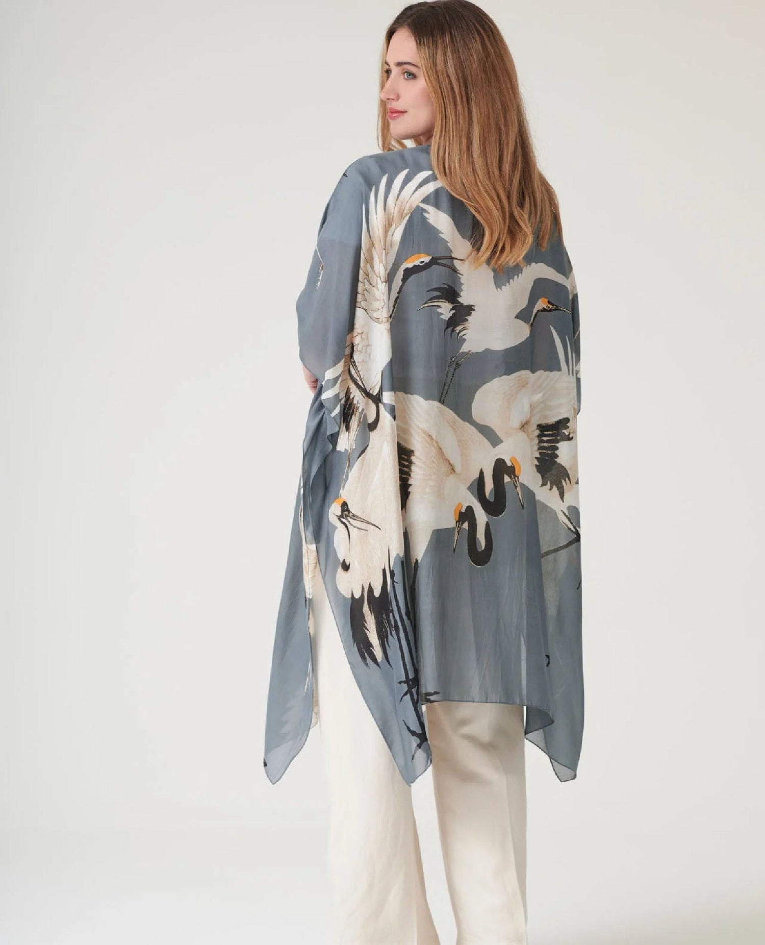 Stork Slate Kimono Throwover