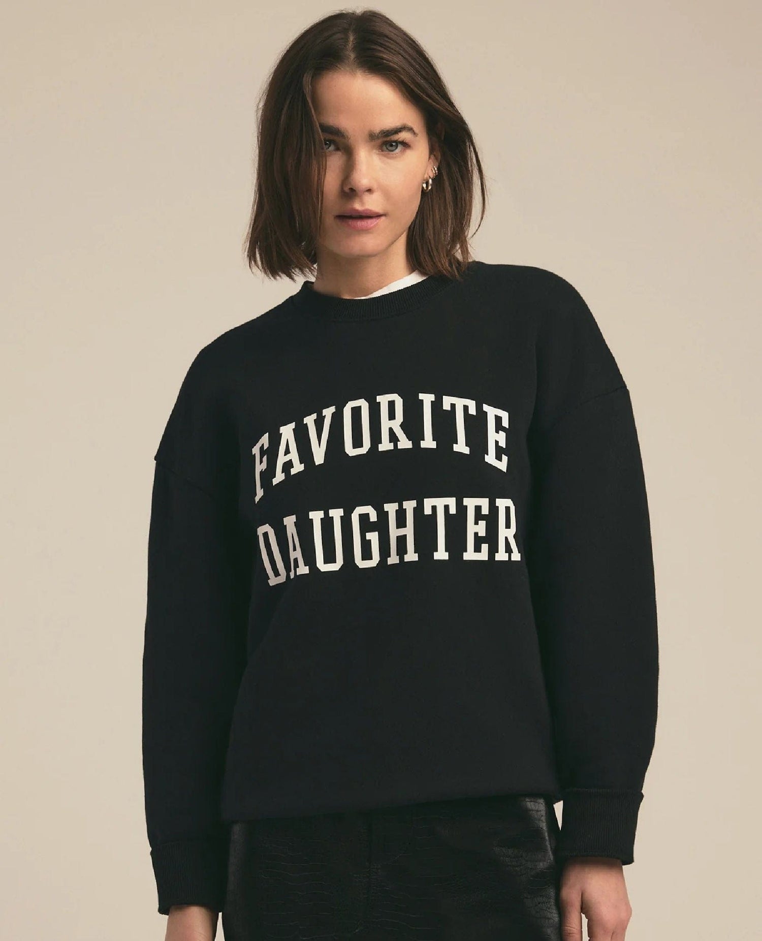 Favorite Daughter Sweatshirt Black