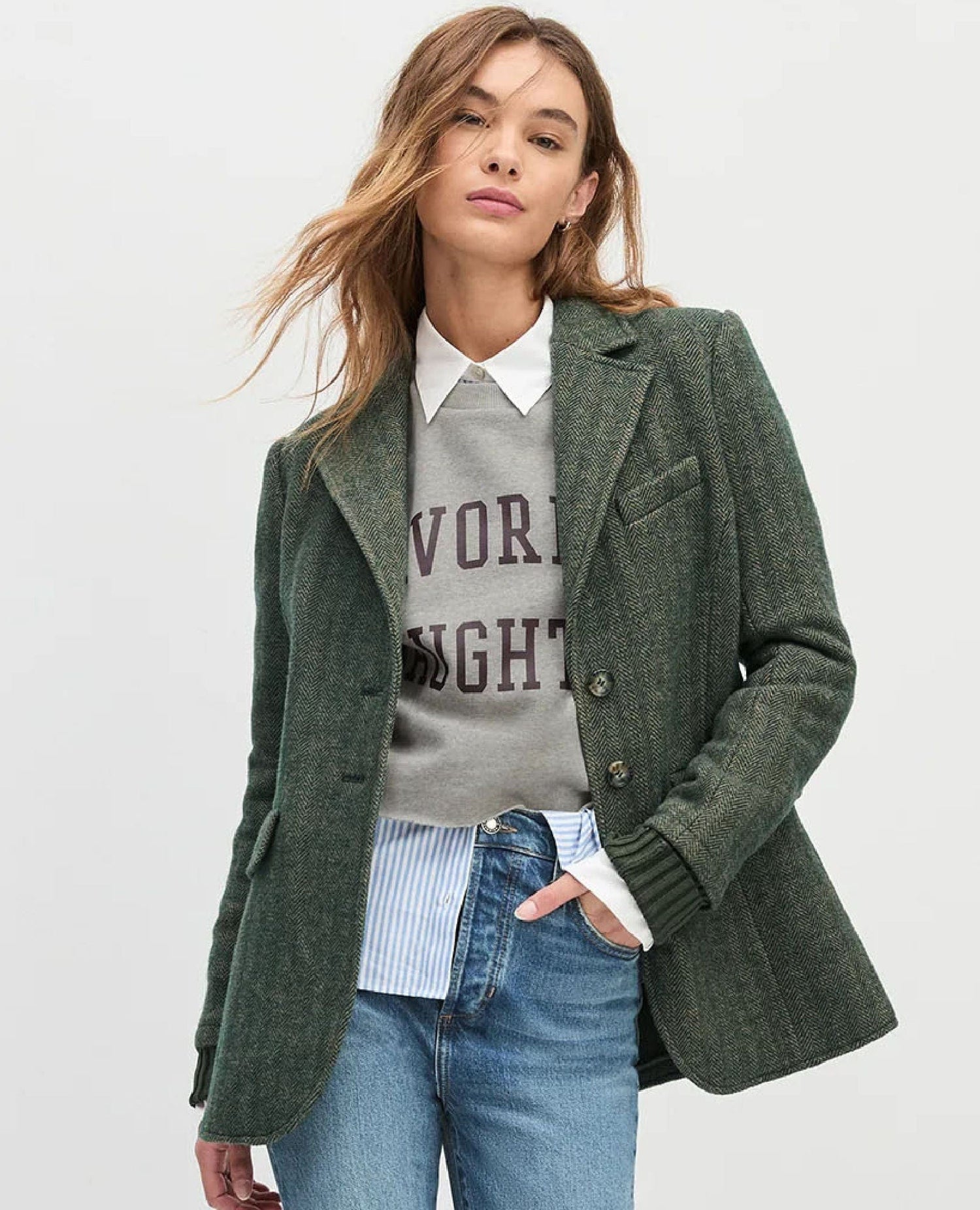 The City Blazer Yorkshire Herringbone