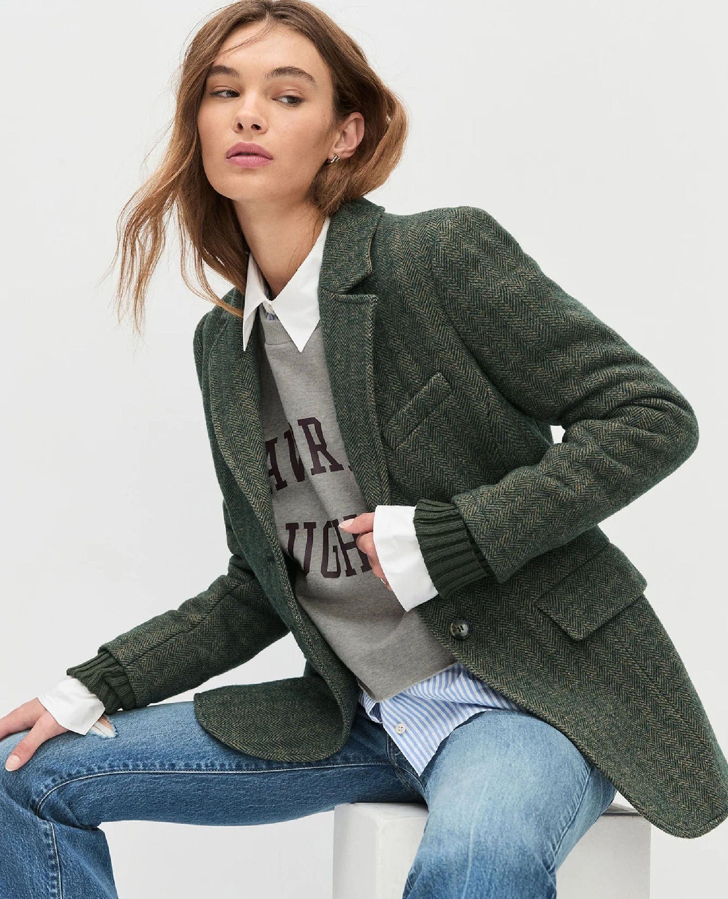 The City Blazer Yorkshire Herringbone