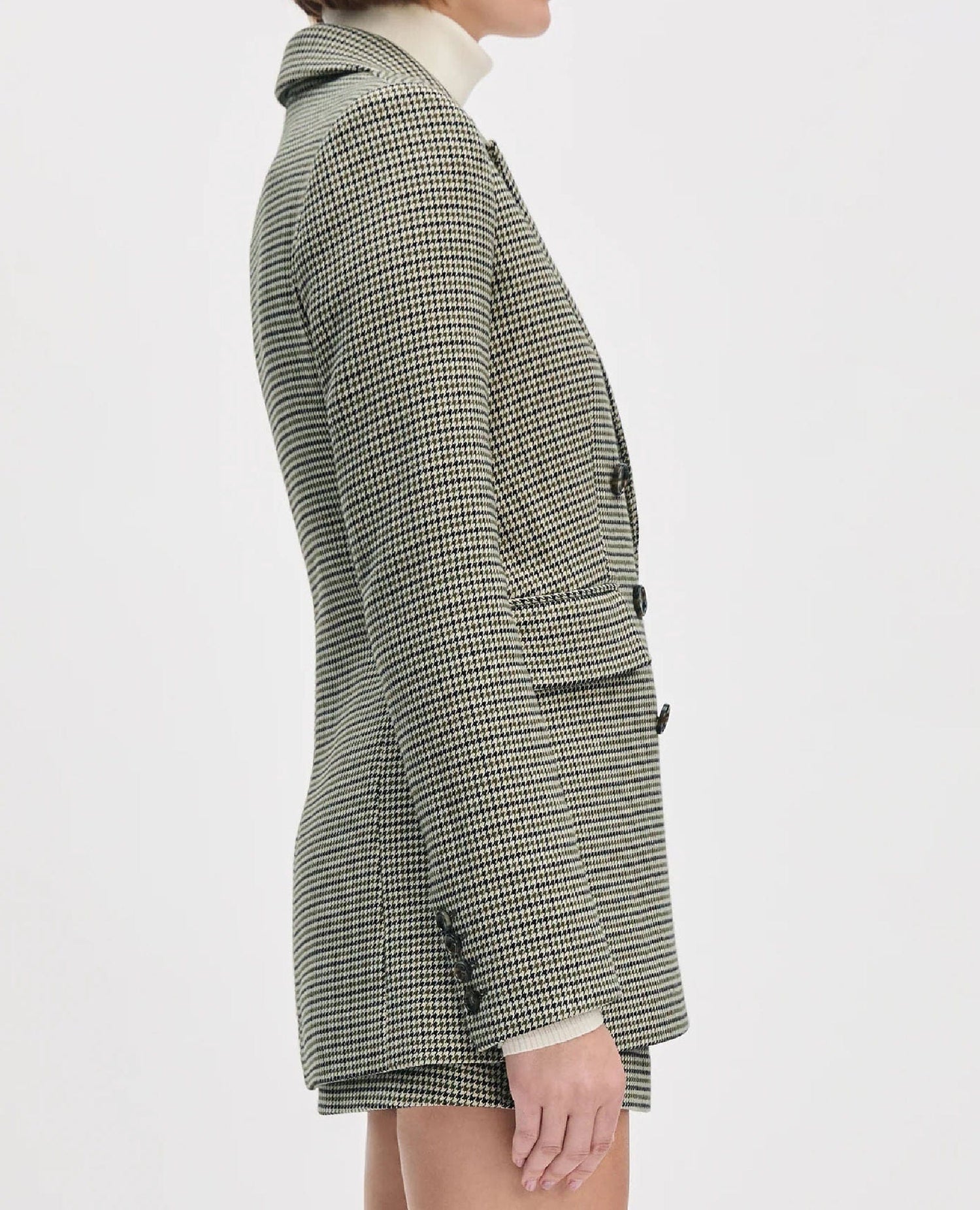 The Phoebe Blazer Cheshire Houndstooth