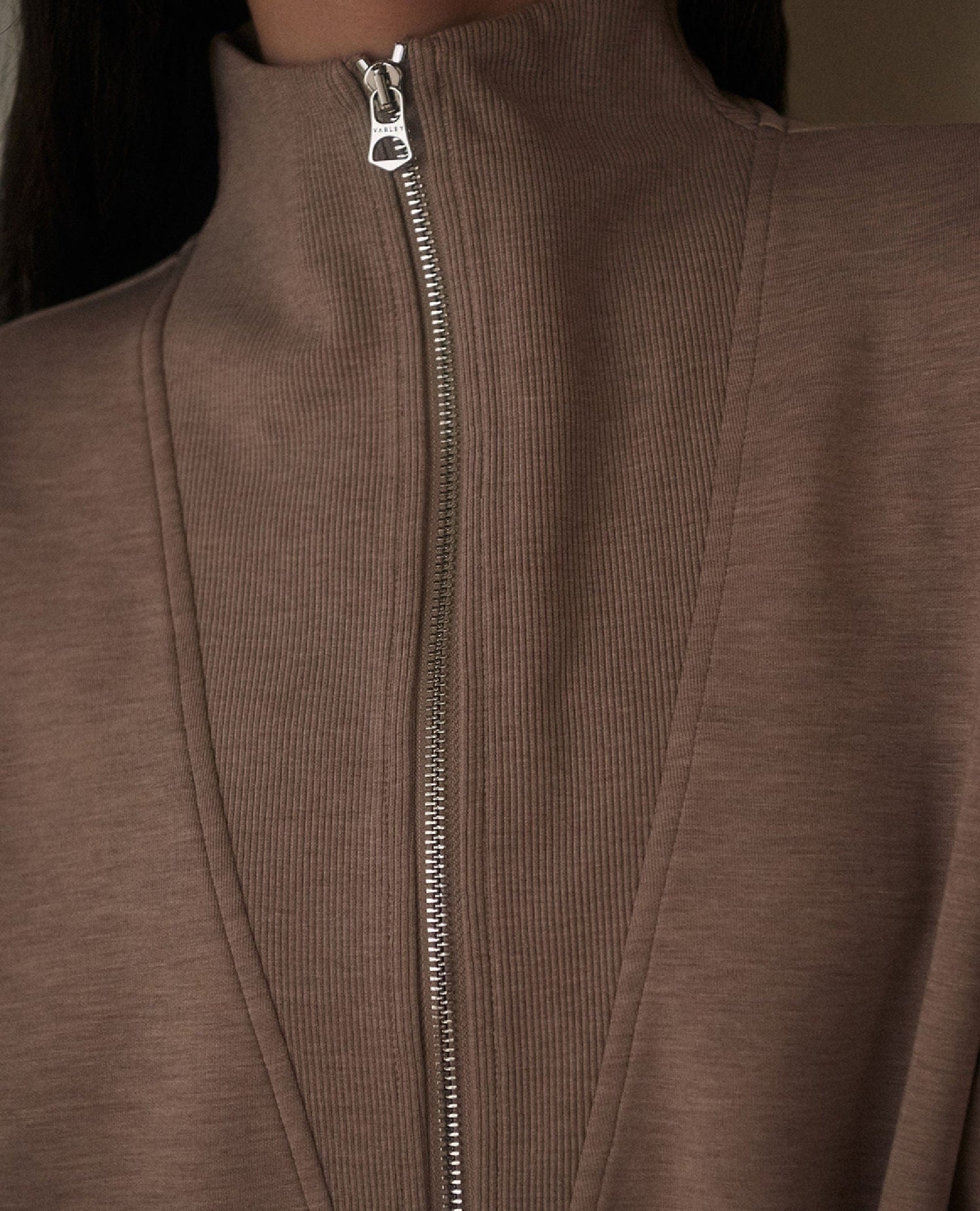 Varley Masie Long Sleeve Taupe Marl