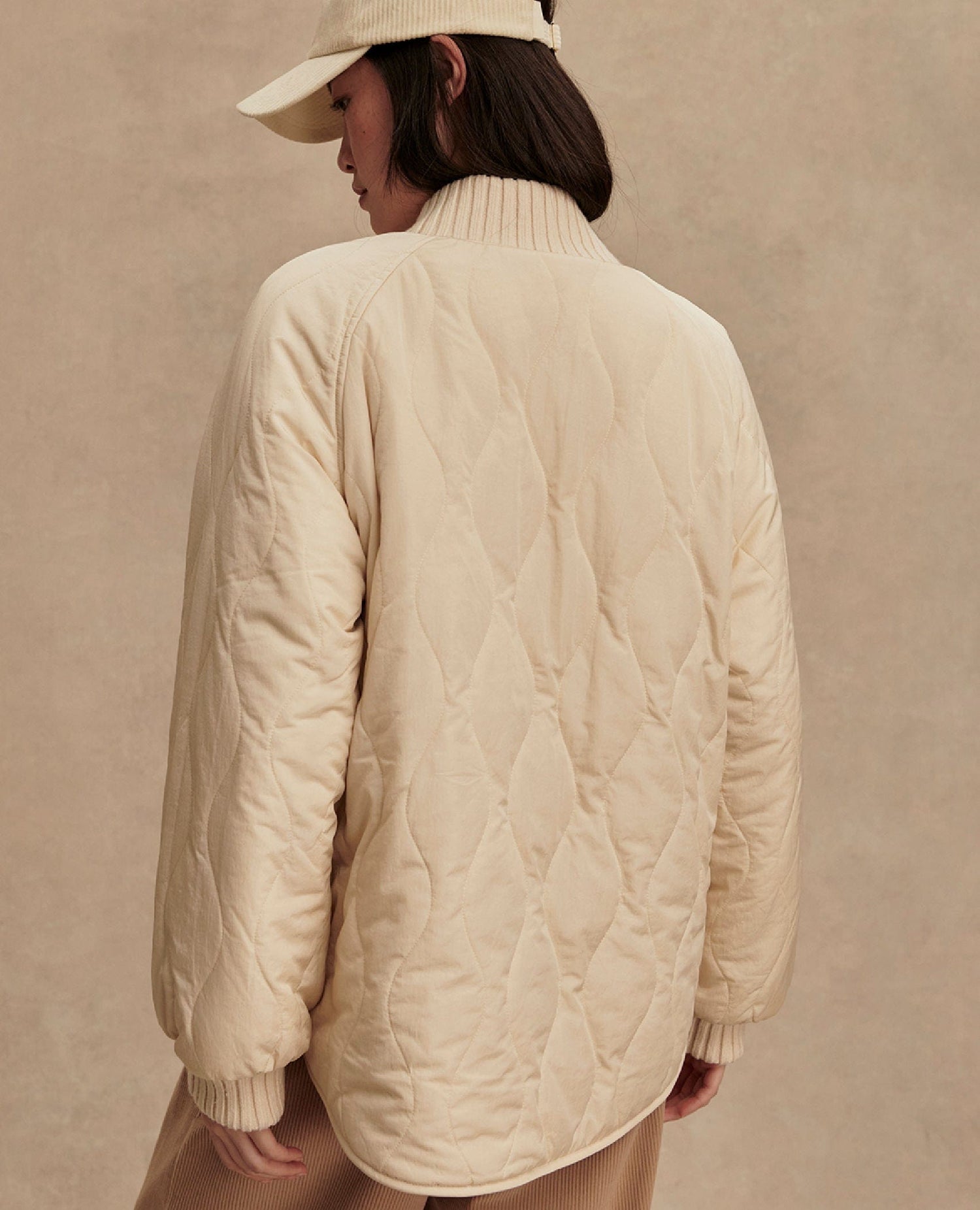 Varley Reversible Quilt Jacket Sandshell