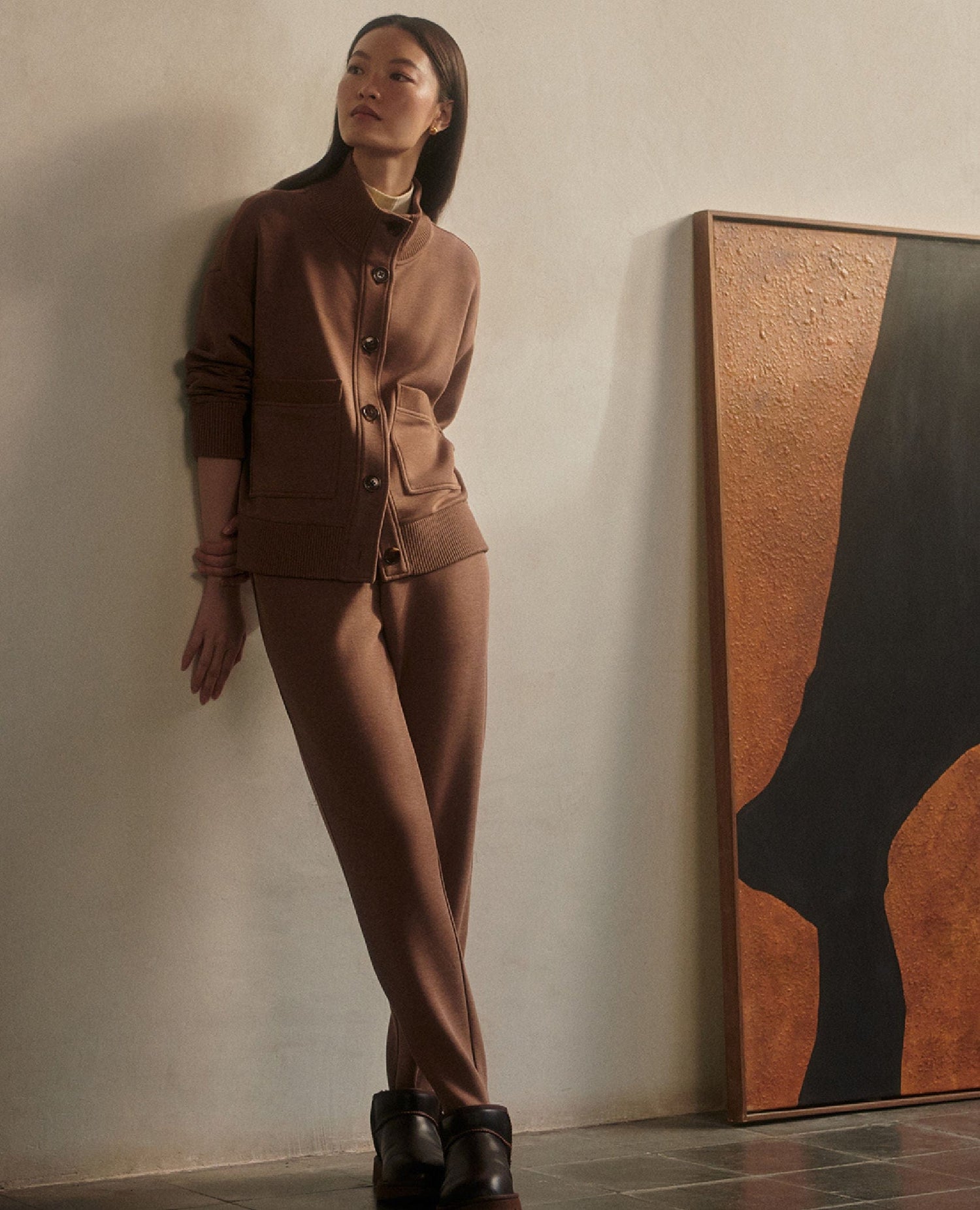 Varley Zip Pant 26” Golden Bronze