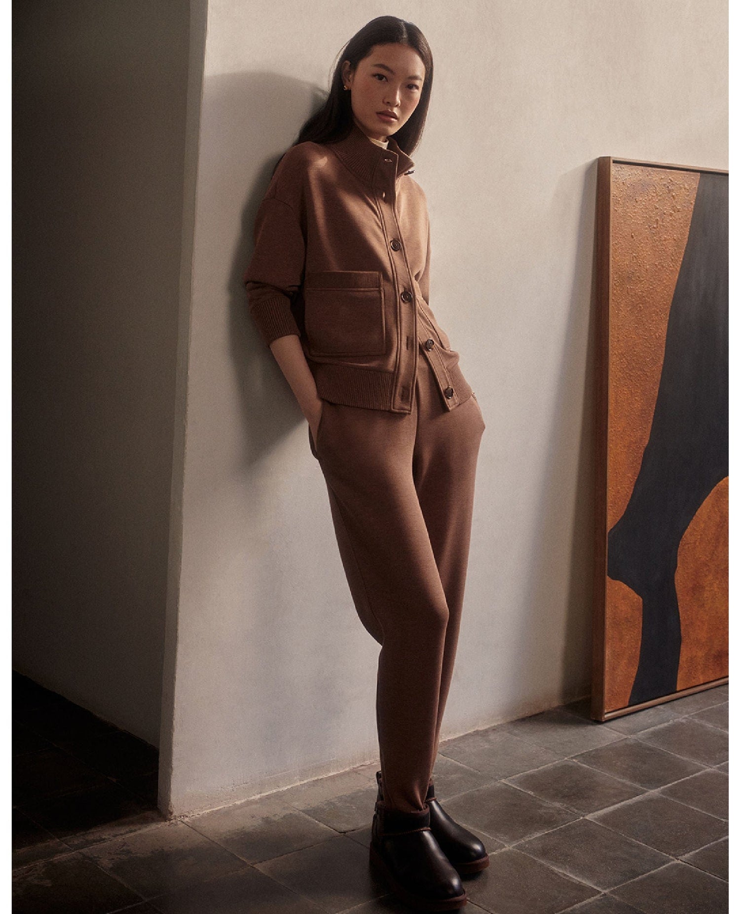 Varley Zip Pant 26” Golden Bronze