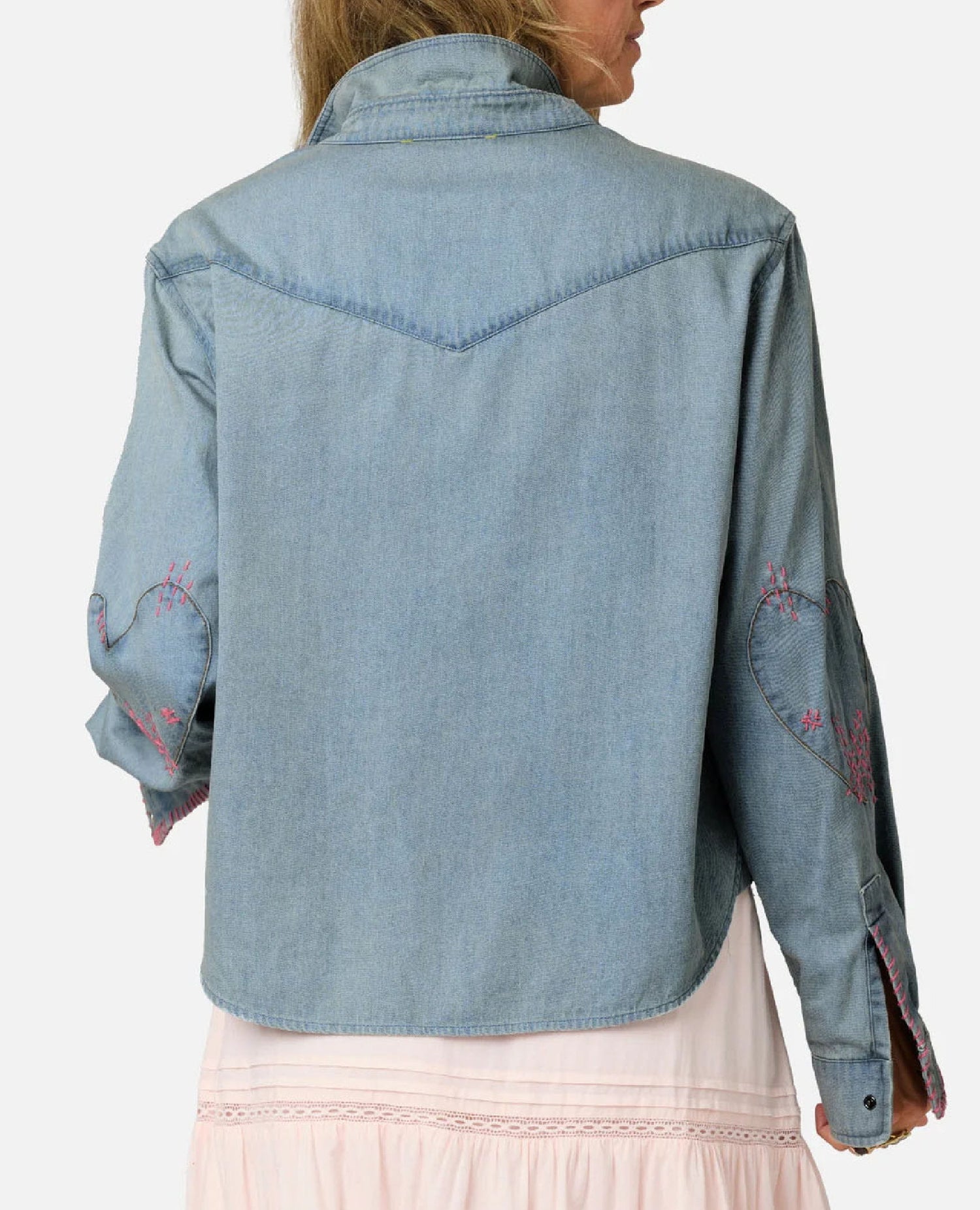 Western Pia Denim Shirt True Blue