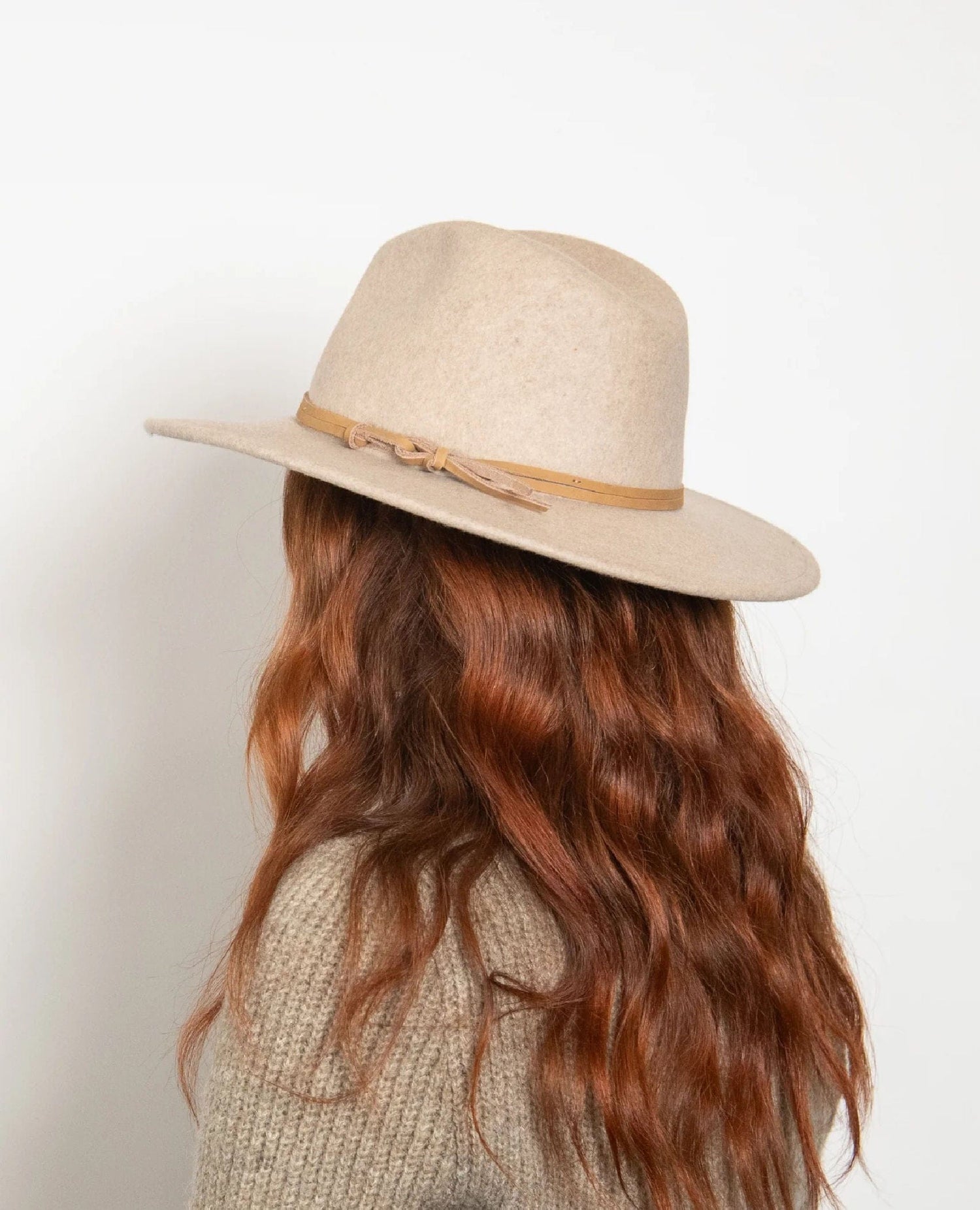 Billie Felt Fedora Tan Marle