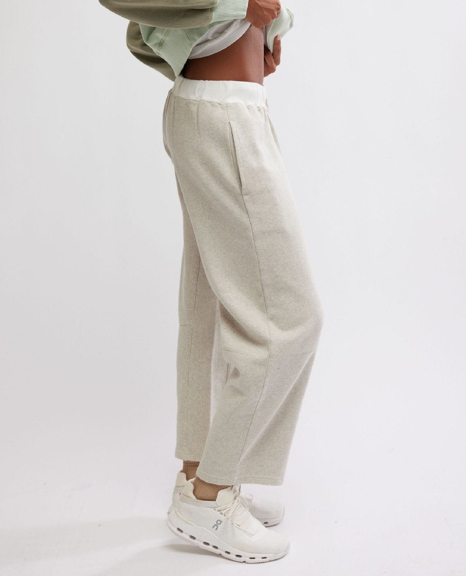 You Wish Pant in Heather Grey