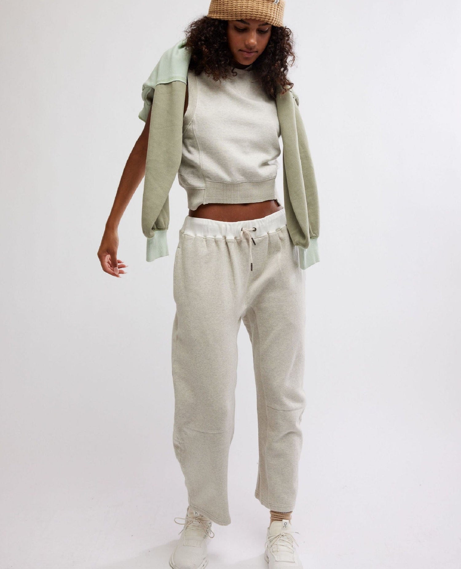 You Wish Pant in Heather Grey