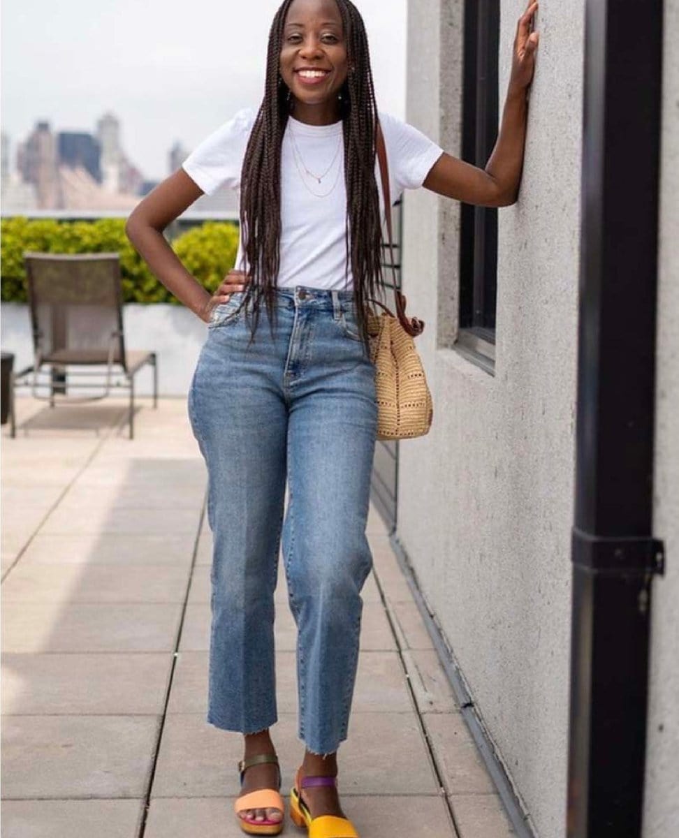 Aberdeen Crop Jean Vintage Worn - PINK ARROWS