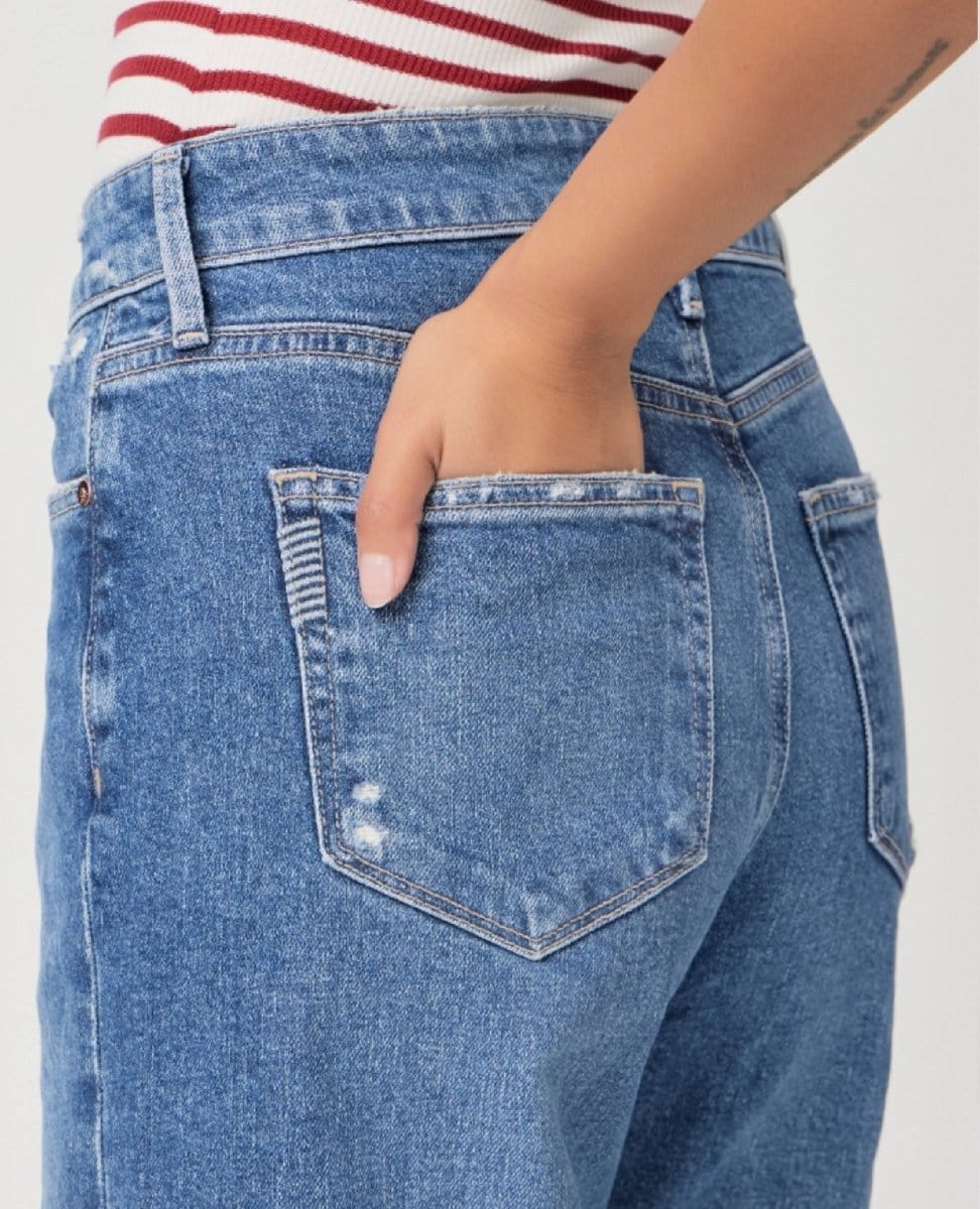 Anessa Wide Leg Jean Le Club - PINK ARROWS