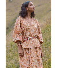 Annie Blouse Peach - PINK ARROWS