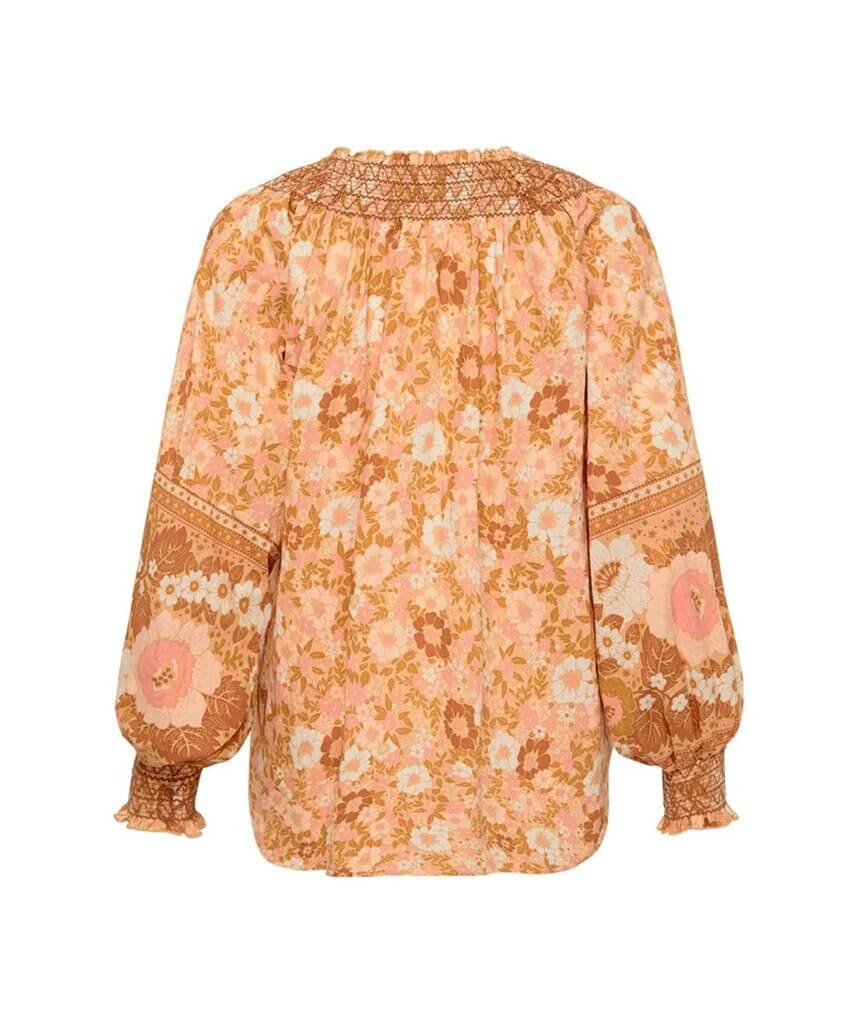 Annie Blouse Peach - PINK ARROWS