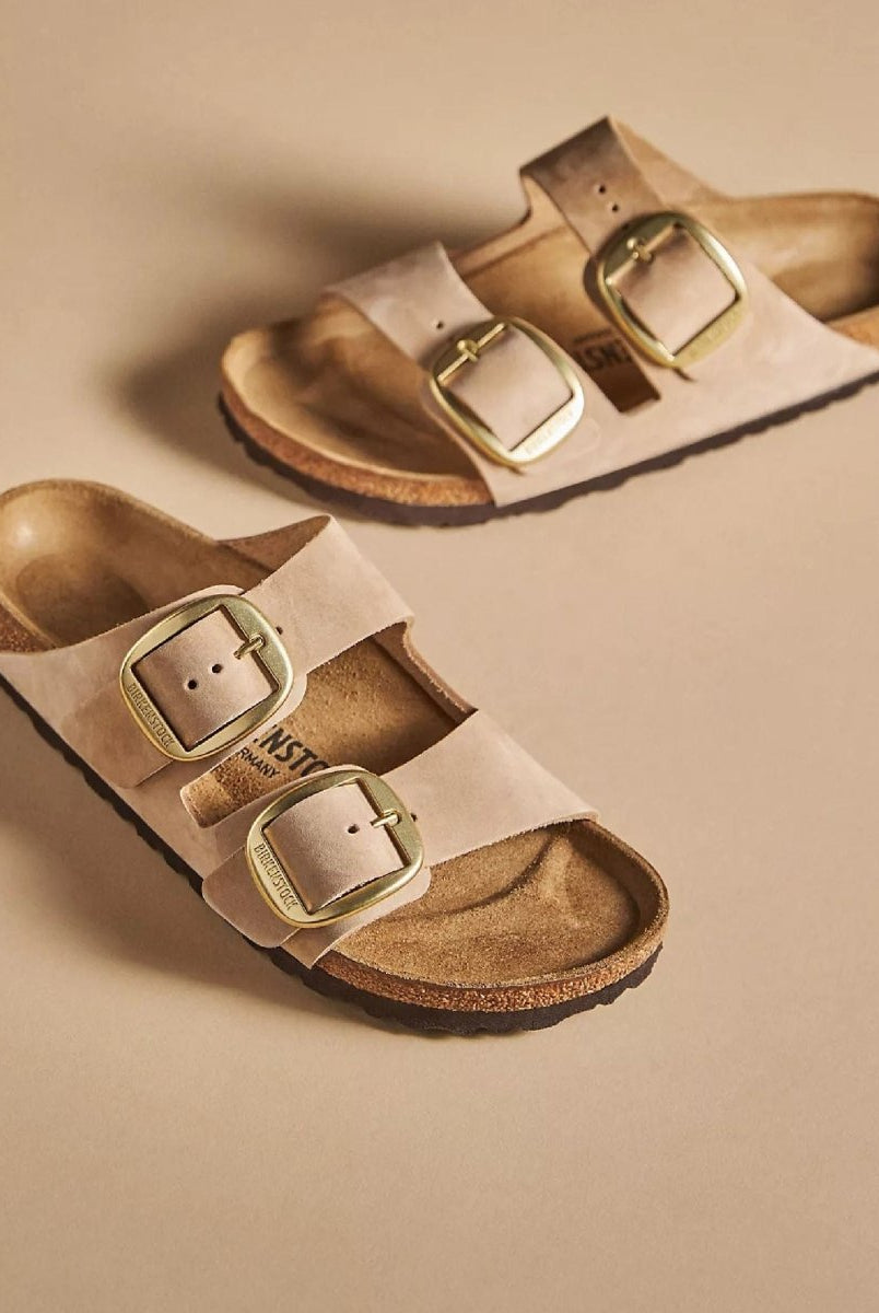 Arizona Big Buckle Sandcastle Nubuck - PINK ARROWS