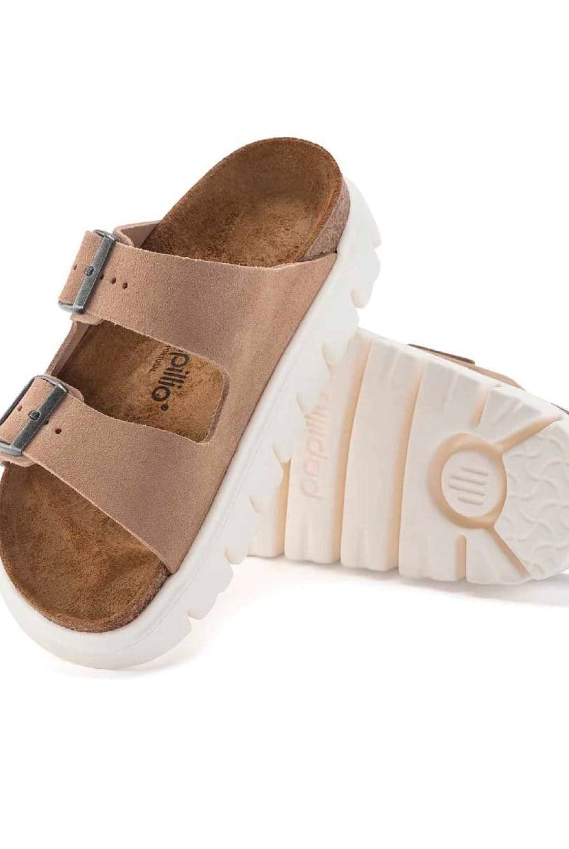 Arizona Chunky Birkenstock Sandals Warm Sand - PINK ARROWS