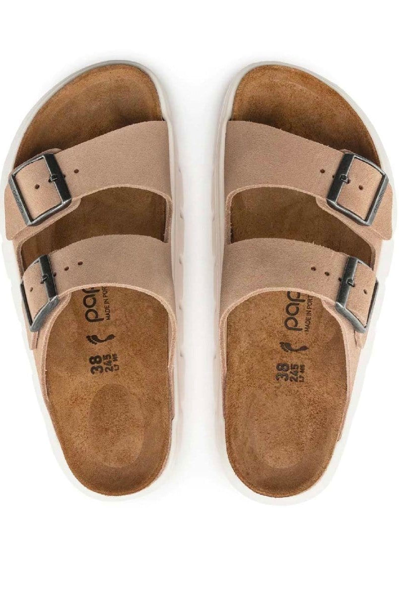 Arizona Chunky Birkenstock Sandals Warm Sand - PINK ARROWS