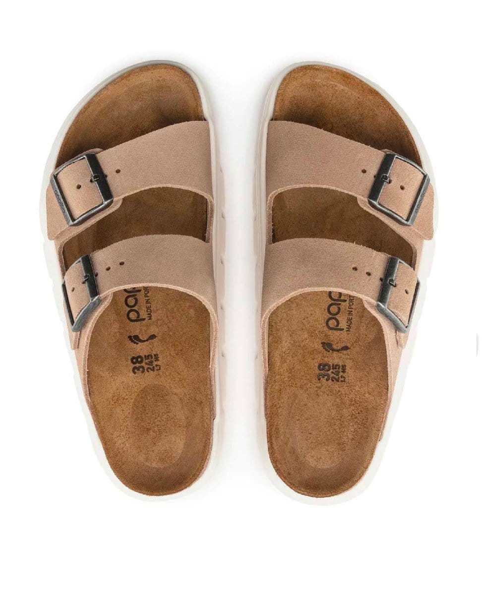 Arizona Chunky Birkenstock Sandals Warm Sand - PINK ARROWS
