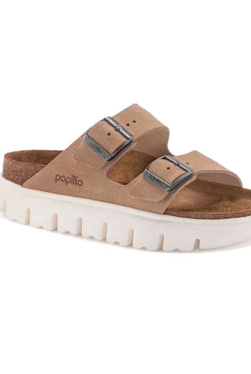 Arizona Chunky Birkenstock Sandals Warm Sand - PINK ARROWS