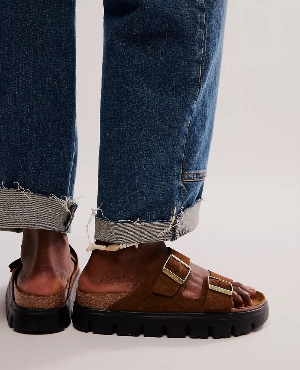 Arizona Chunky Dark Tea Suede - PINK ARROWS