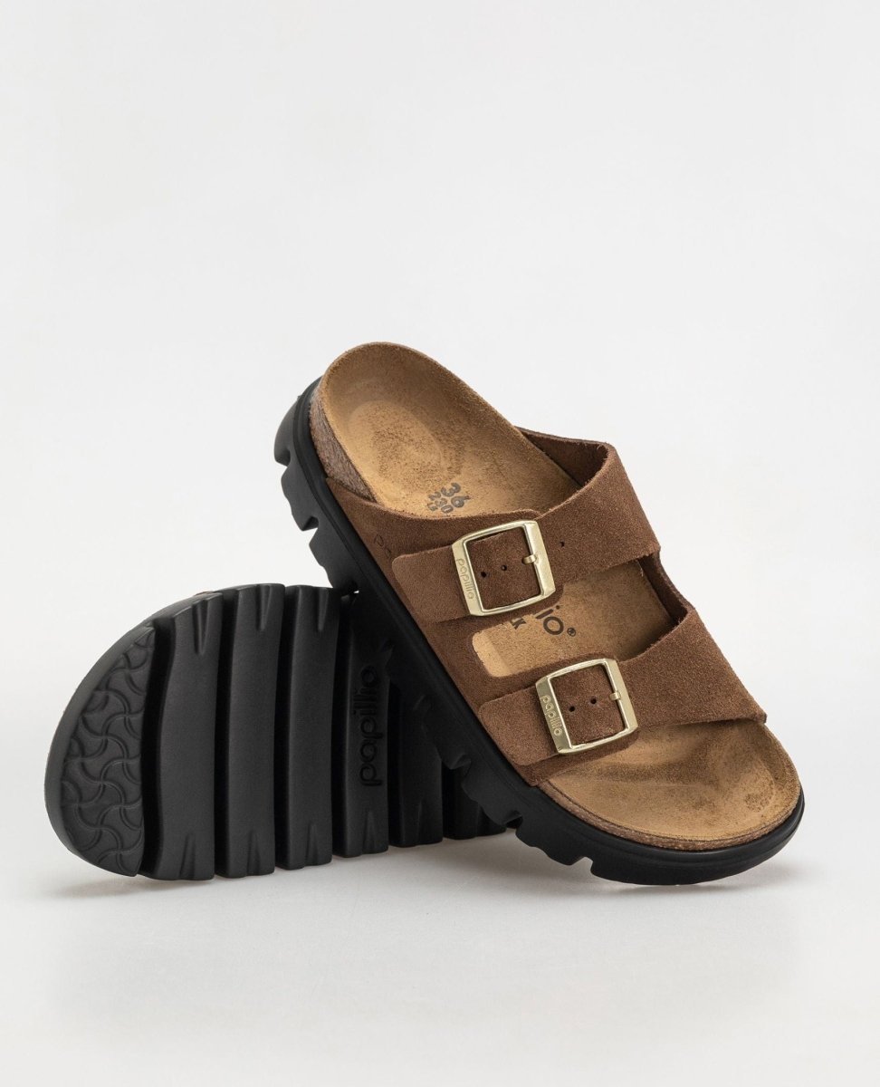 Arizona Chunky Dark Tea Suede - PINK ARROWS