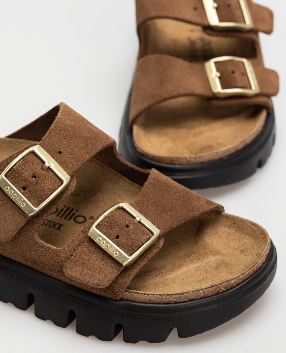 Arizona Chunky Dark Tea Suede - PINK ARROWS