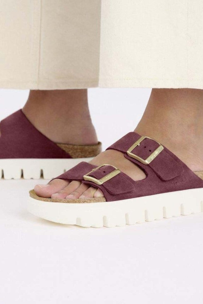 Arizona Platform Suede Berry Crush - PINK ARROWS