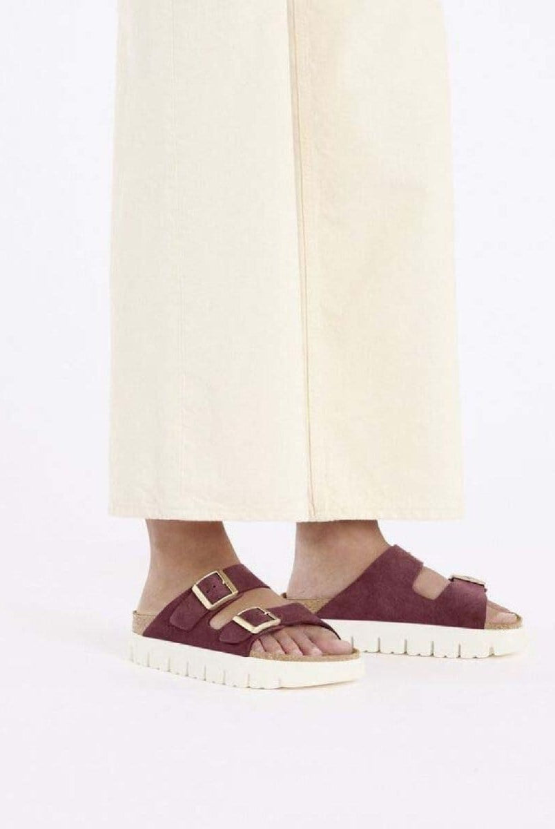 Arizona Platform Suede Berry Crush - PINK ARROWS