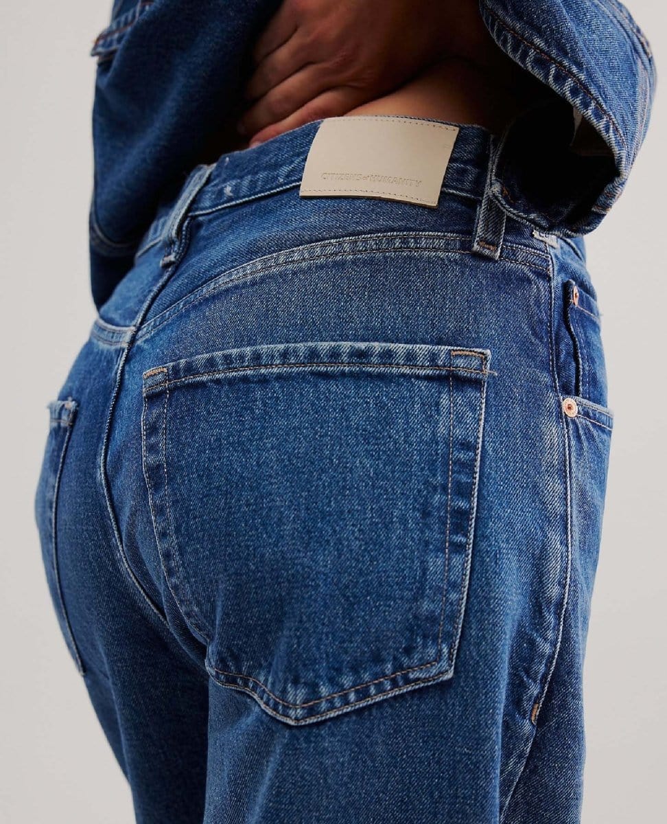 Ayla Baggy Jeans in Claremont - PINK ARROWS