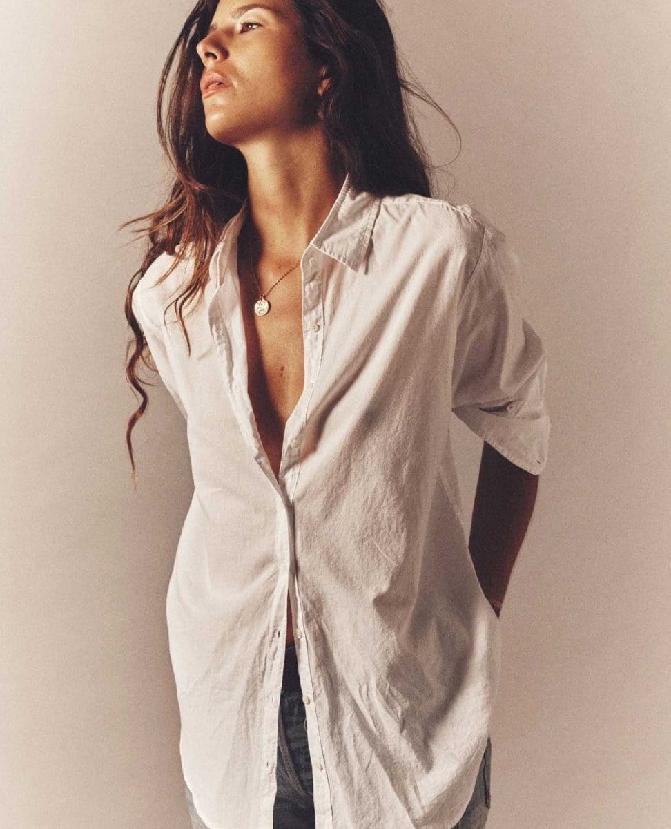 Beau Shirt White - PINK ARROWS