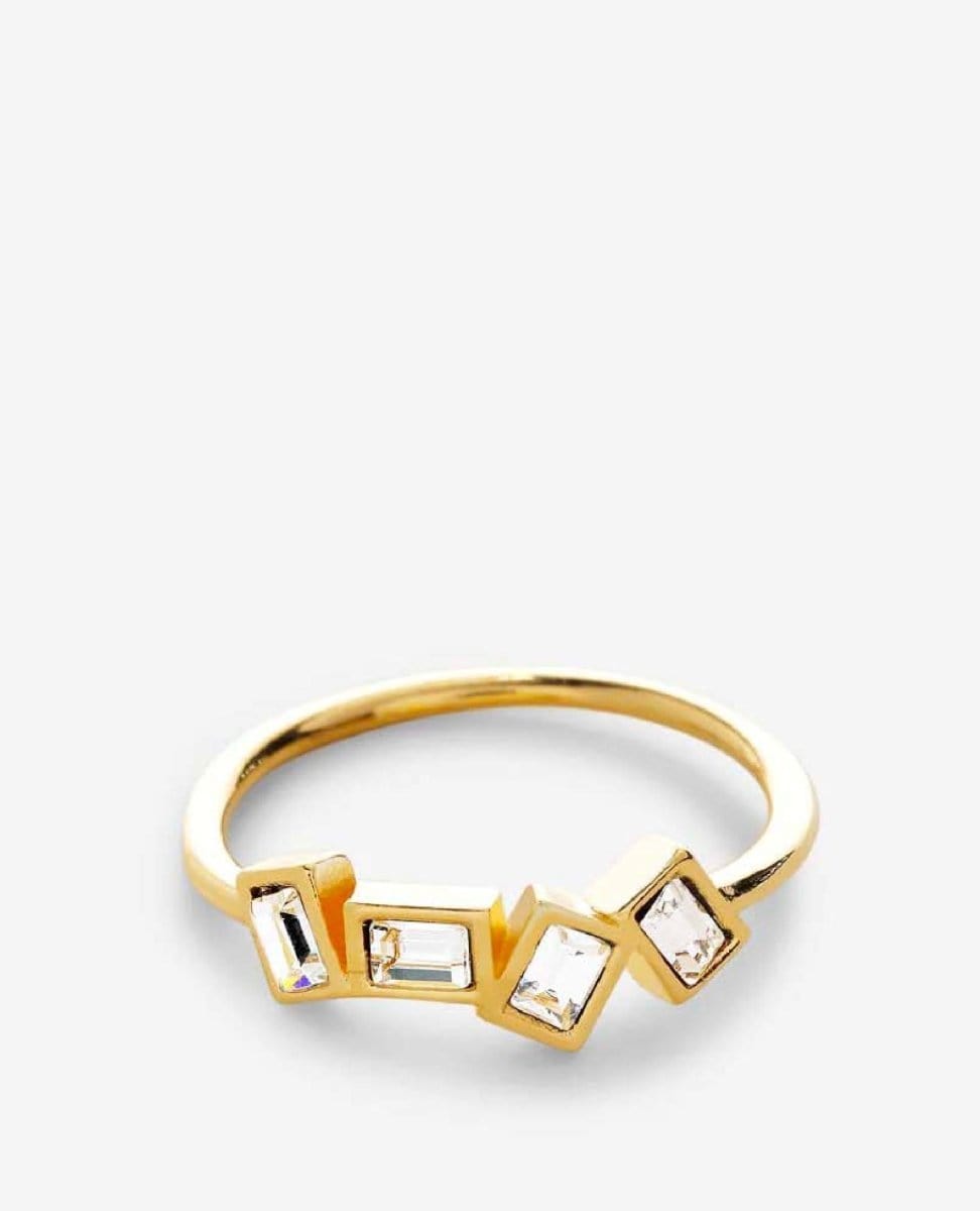 Beautifully Broken Ring Gold - PINK ARROWS