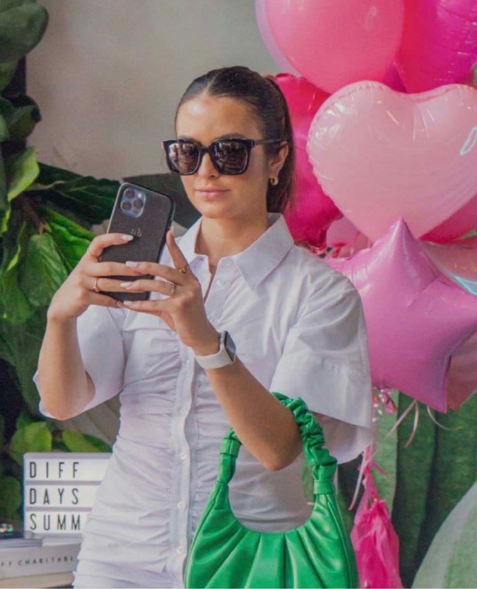 Bella Black + Grey Polarized Sunglasses - PINK ARROWS