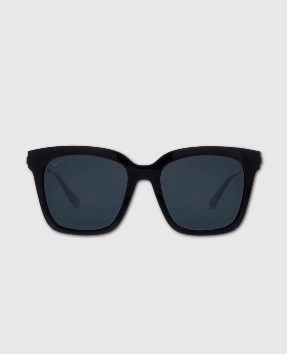 Bella Black + Grey Polarized Sunglasses - PINK ARROWS