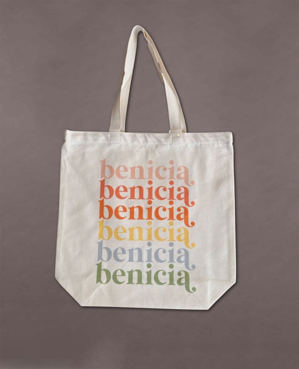 Benicia Repeat Muted Tote - PINK ARROWS