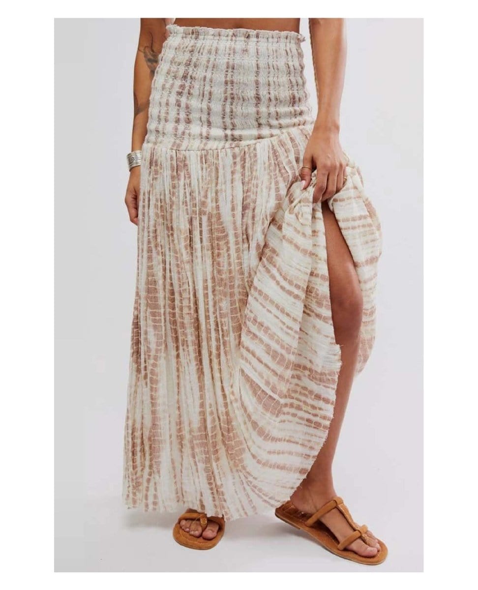 Bestseller Ravenna Convertible Maxi Skirt Mauve - PINK ARROWS