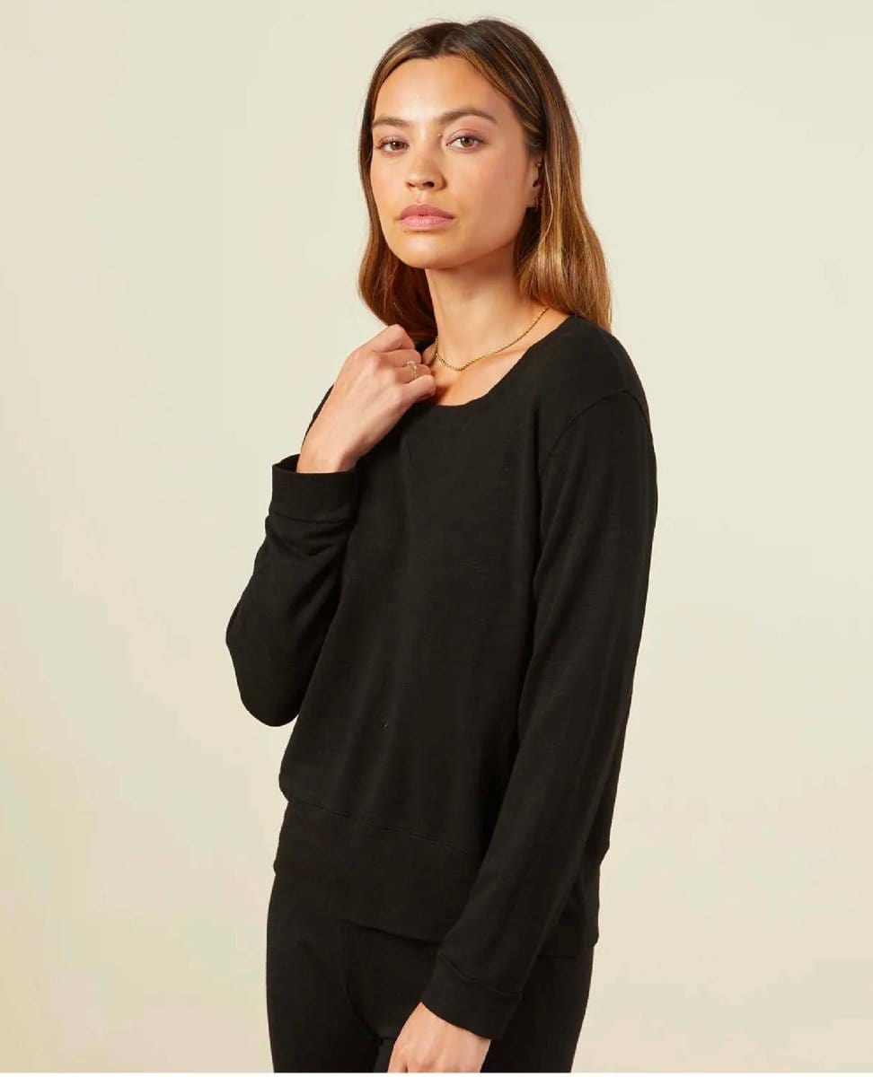 Bestseller Super Soft Sweatshirt Black - PINK ARROWS