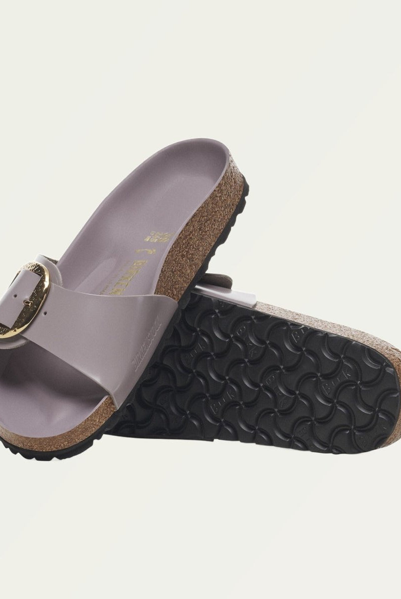 Birkenstock Madrid High Shine Faded Purple - PINK ARROWS